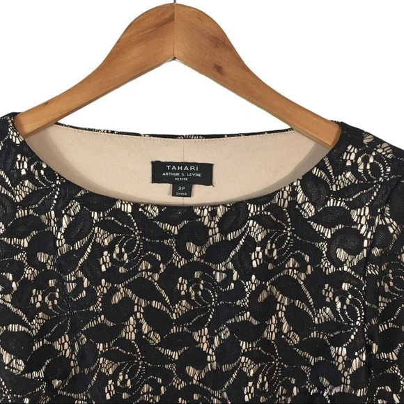 DR65 Tahari Arthur Levine Career Dress 2 Petite - Picture 3 of 4